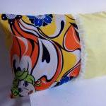Yellow Decorative Cover For Pillows - 20 X 12 Inch